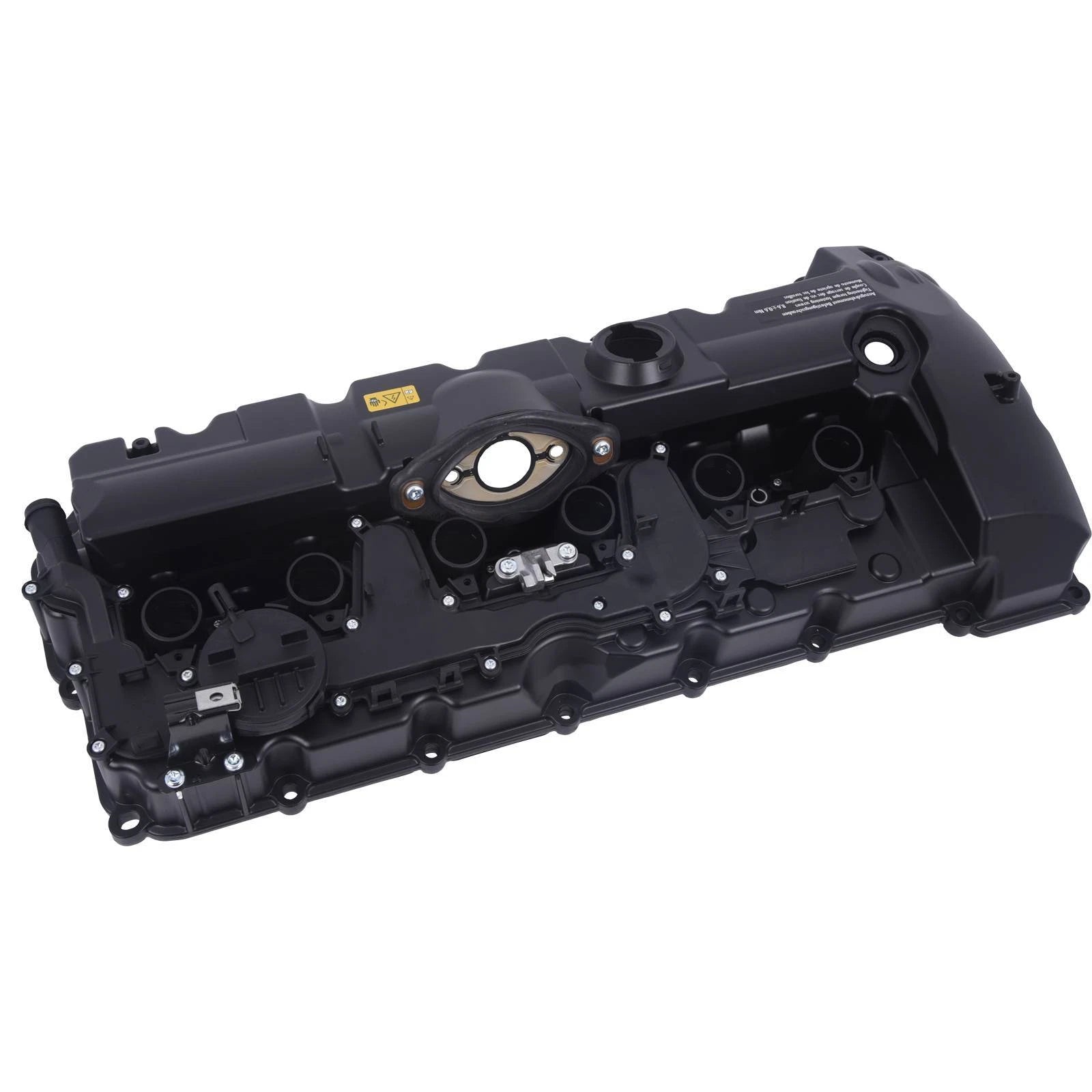 Black Aluminum Engine Valve Cover with Gasket for BMW 128i 328i 528i Z4 X3 (2008–2013)