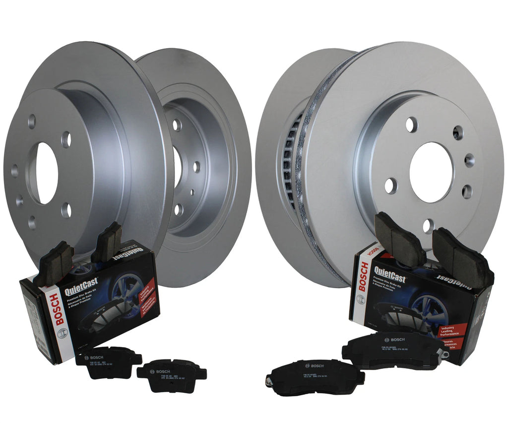 Front & Rear Brake Kit Rotors & Bosch Ceramic Pads for Buick Regal Chevy Malibu (2014–2020)