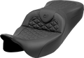 SADDLEMEN RoadSofa Tri Gripper Seat for FLH/FLT (w/o Backrest)