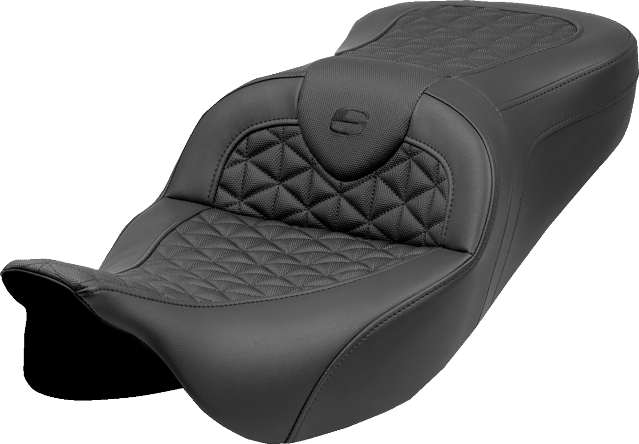 SADDLEMEN RoadSofa Tri Gripper Seat for FLH/FLT (w/o Backrest)