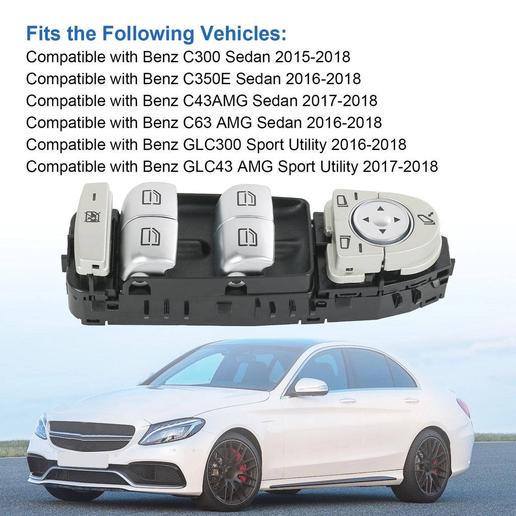 Driver Side Master Power Window Switch for Mercedes Benz GLC300 (2015-2021)