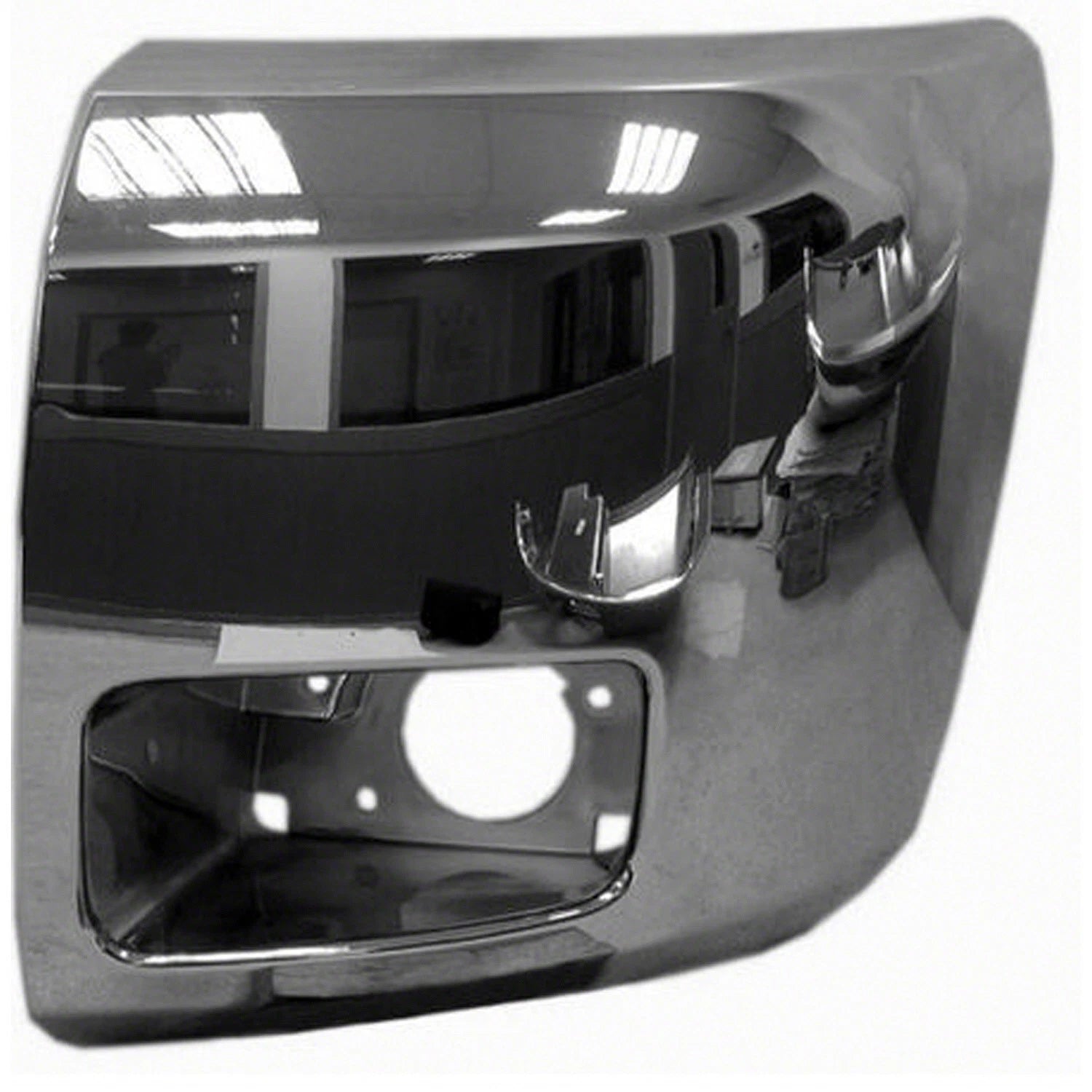 Replacement Chrome Driver Side Front Bumper End (See compatibility Chart)