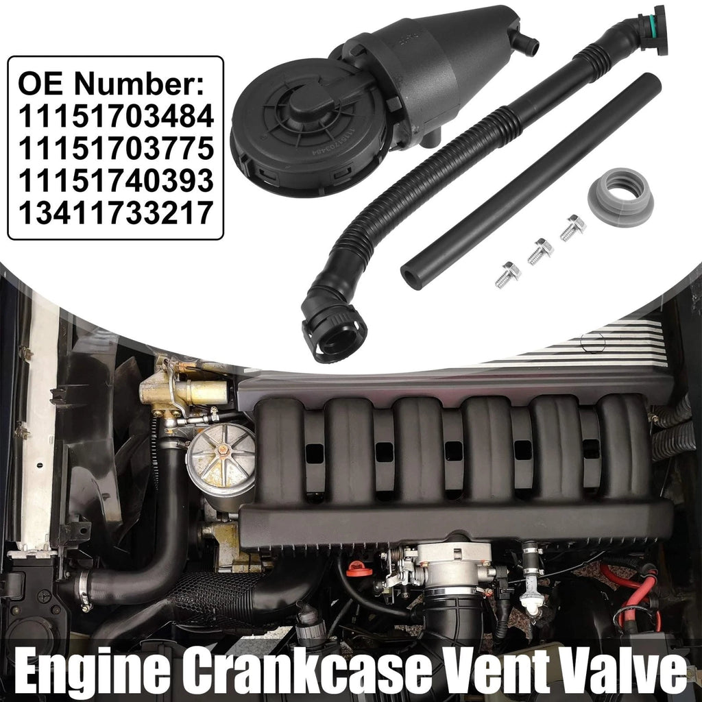 Set of 1 PVC Engine Crankcase Vent Valve for BMW 323i 323is (1996–2000)