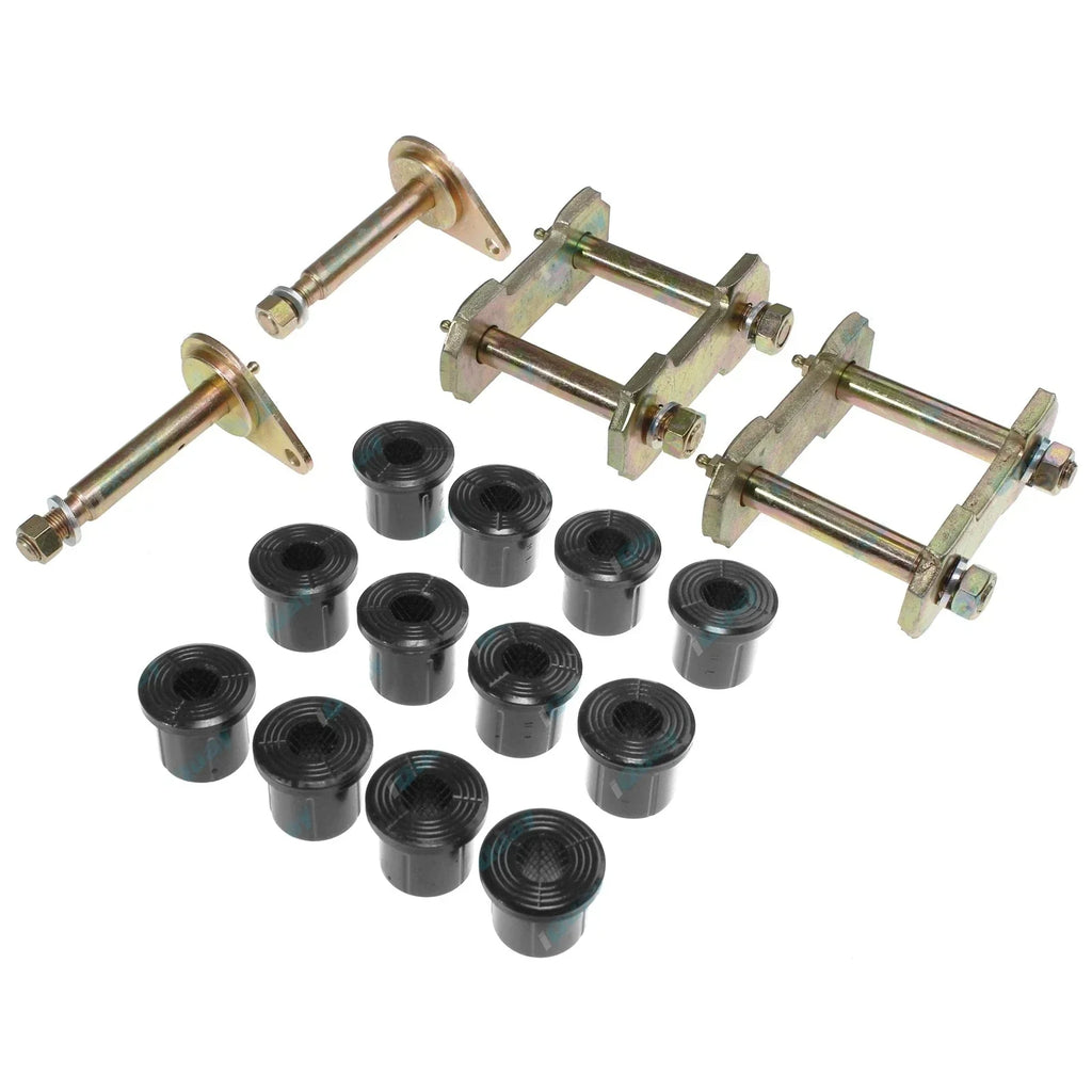 Front Shackle Kit for Toyota Landcruiser 40 60 Series 7/80-90 4x4 Greasable Pins