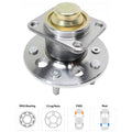Wheel Hub for Chevrolet Impala (2000–2008) Rear Left or Right with Bearing