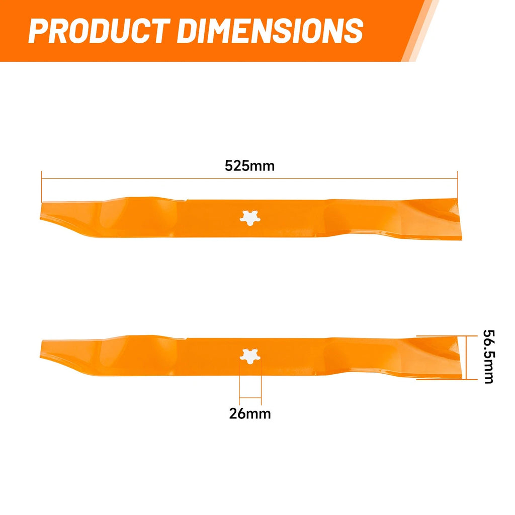 42" Deck Blades for Craftsman AYP Poulan (134149, 532134149)