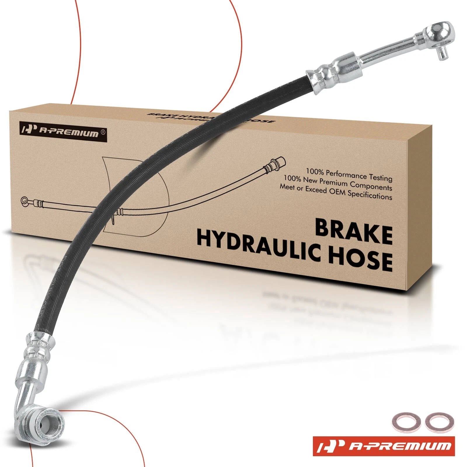 Rear Driver Brake Hydraulic Hose for Kia Sedona (2015–2018)