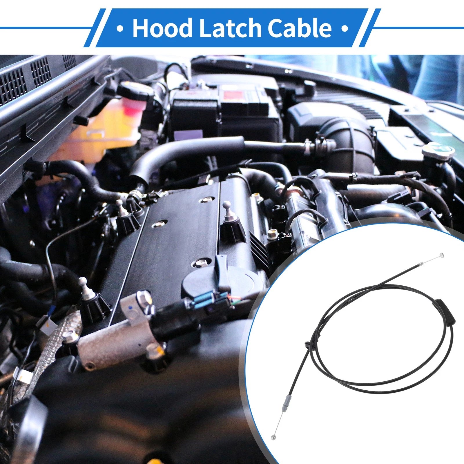 Hood Release Cable No. 536300D170 for Toyota Vios (2014–2017)