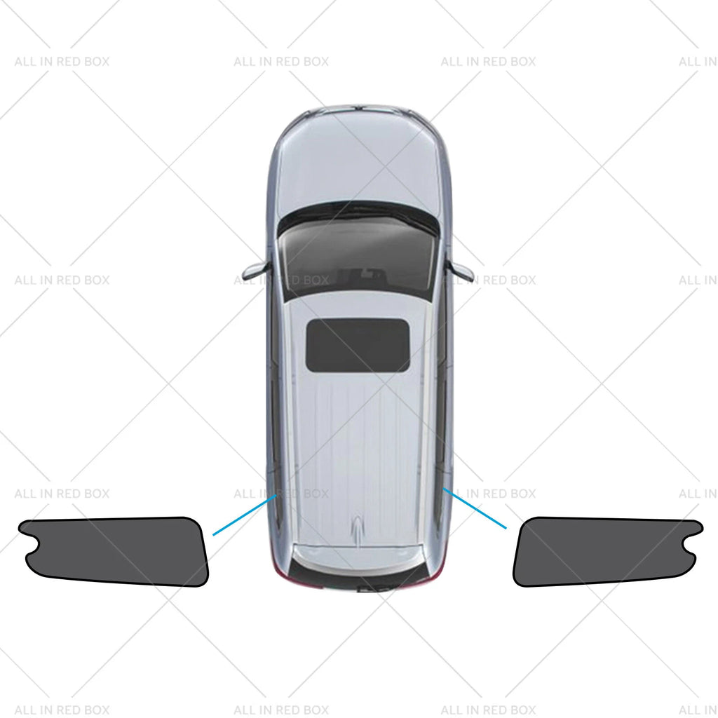 2X Triangular Window Shades for LDV G10 (2014–Present) UVB UVA Protection