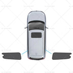 2X Triangular Window Shades for LDV G10 (2014–Present) UVB UVA Protection