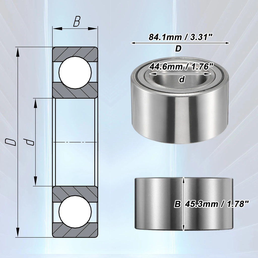 2pcs Front Wheel Bearing for Lexus RX330 (2004–2006) 510063