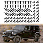 78Pcs Hardware Clip Pro for Jeep Wrangler JK (2007–2017)