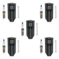 Set of 5 Bosch Double Iridium Spark Plugs & Denso Coil Boots for Canyon H3 (2007–2010)