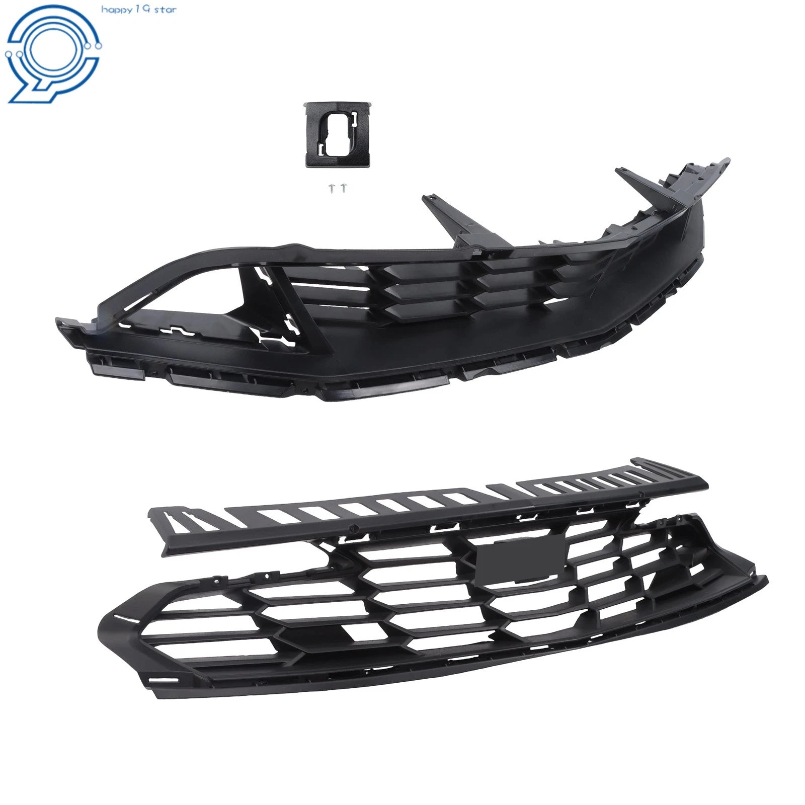 Front Bumper Upper and Lower Grill for Chevrolet Camaro RS (2019–2024)