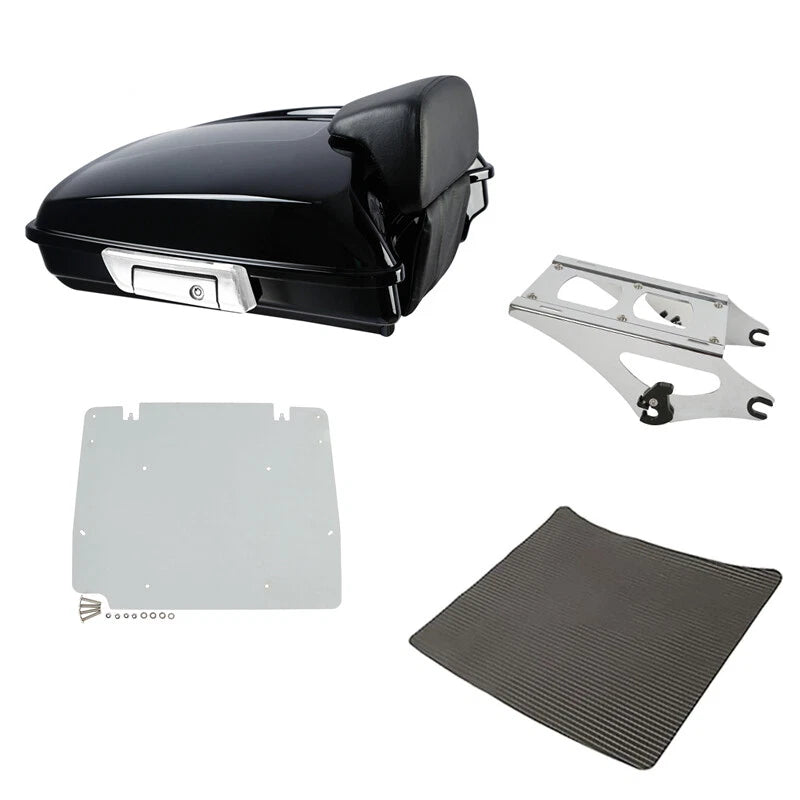 Razor Trunk Backrest Mount Rack Plate for Harley Touring Road Glide (2014–2026)