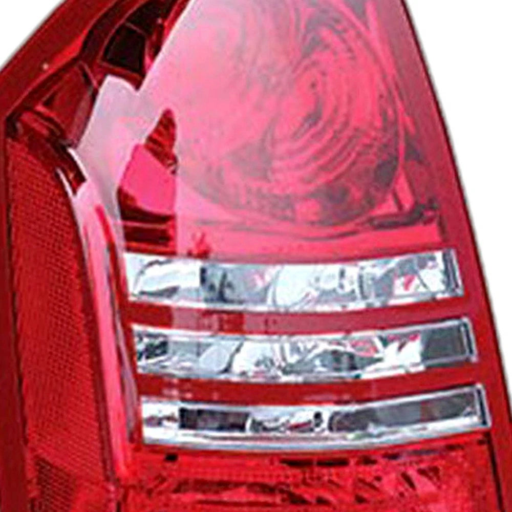 Tail Lamp for Chrysler 300C (2005–2008) - Black Red/Clear, Passenger Side