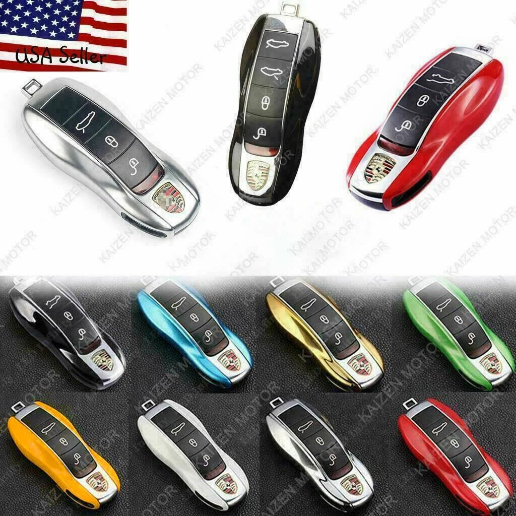 Smart Remote Key Shell Cover for Porsche Cayenne Macan Panamera Boxster 911 (2003–2024)