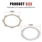 Clutch Friction Plates Kit w/ Gasket for Honda CR85R CR85RB (2003–2007)