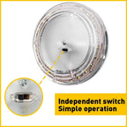 LED Ceiling Fixture Dome Light for RV Camper Trailer Marine (12V)