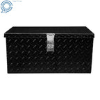 Black Aluminum Tool Box for Truck Trailer Storage (20" x 12" x 9.5")