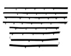 Door Window Felt Rubber Beltline Kit for 1966–1967 Chevelle 2-Door Hardtop