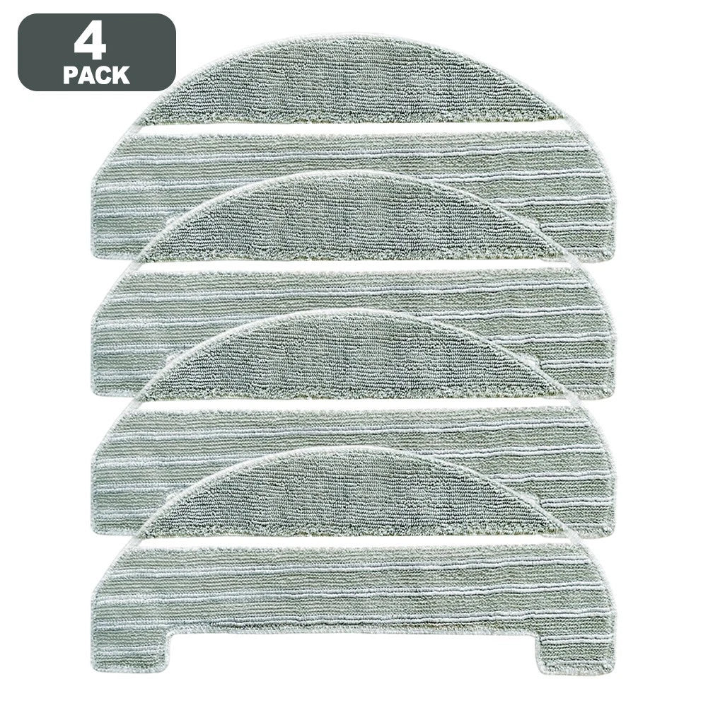 Set of 4 Mop Cloths for Vactidy T7 T8 Robot Vacuum Cleaner