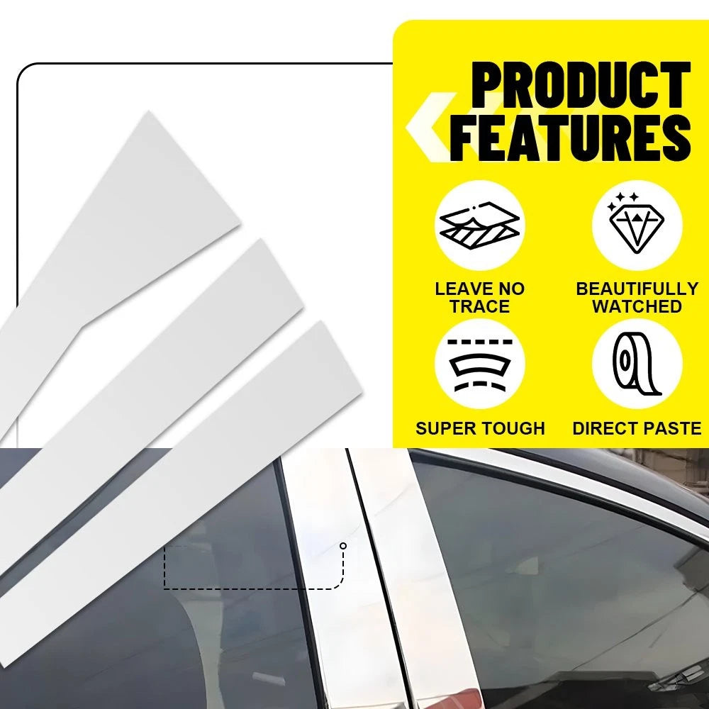 Set of 4 Chrome Pillar Post Trim for Honda CR-V (2012–2016)
