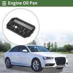1 Pc Engine Oil Pan No.06E103600C for Audi A4 (2007–2015) Iron Black