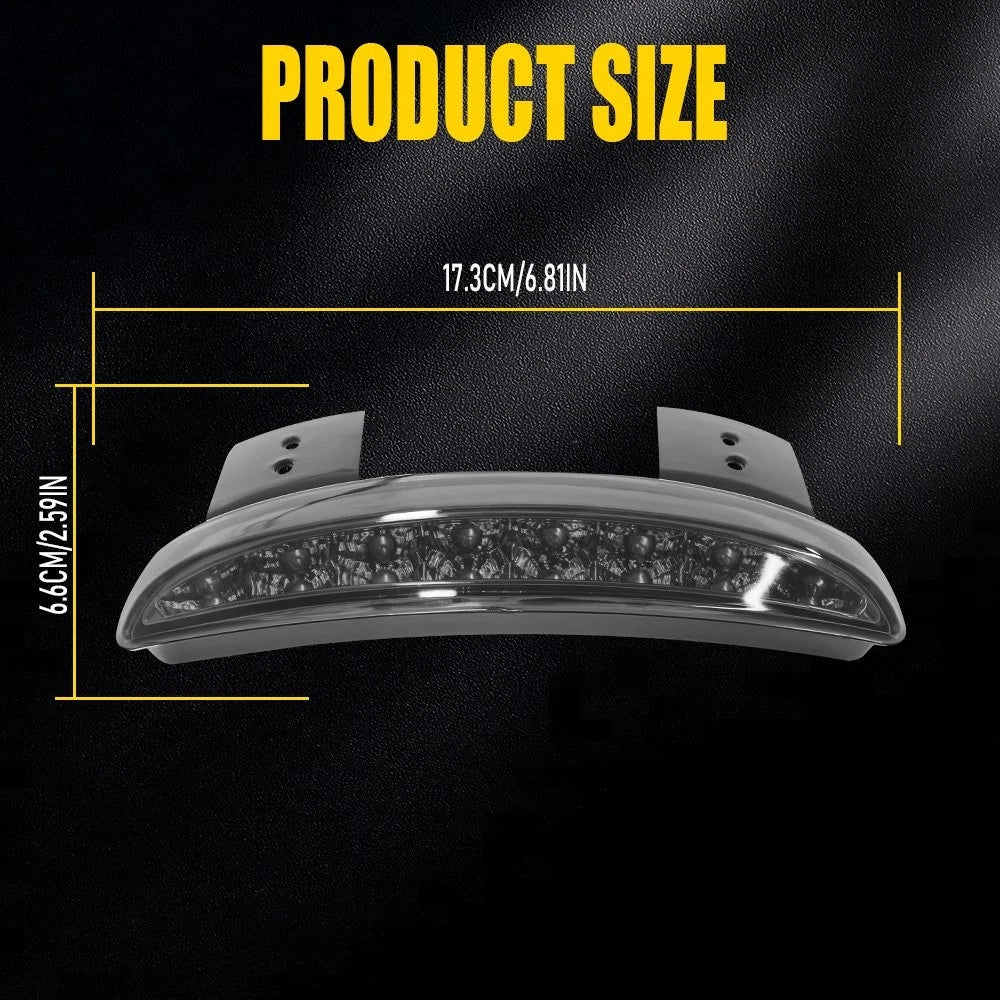 Smoked LED Stop Brake License Plate Light for Harley Davidson Sportster 883