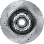 Front Drilled & Slotted Brake Rotors for Ford F-150 (2004–2008) RWD