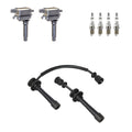 Set of 2 Ignition Coil Wires & 4 Spark Plugs for Kia Sportage (L4)