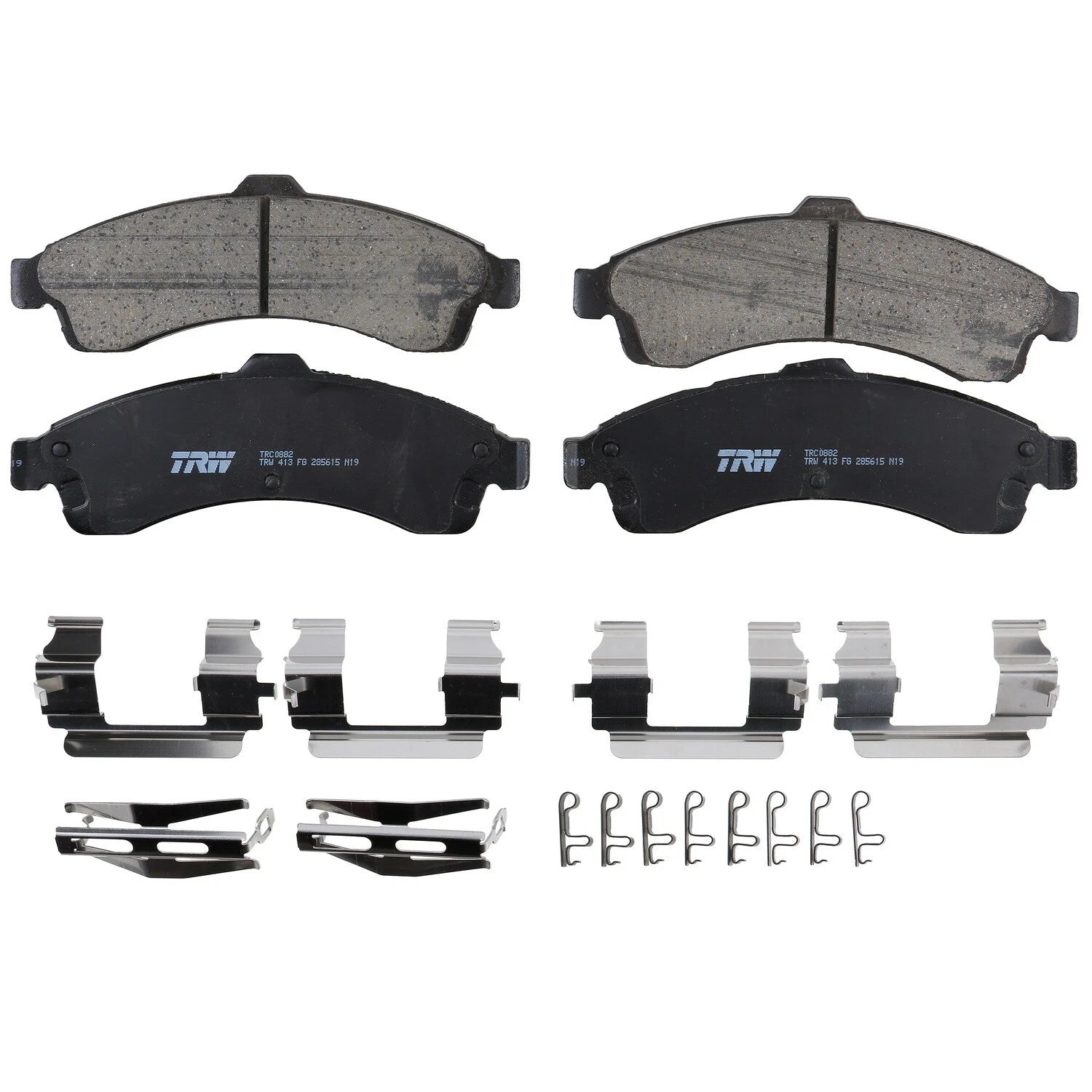 Front Brake Kit 325mm Rotors TRW Pro Ceramic Pads for Buick Chevy GMC Isuzu Saab