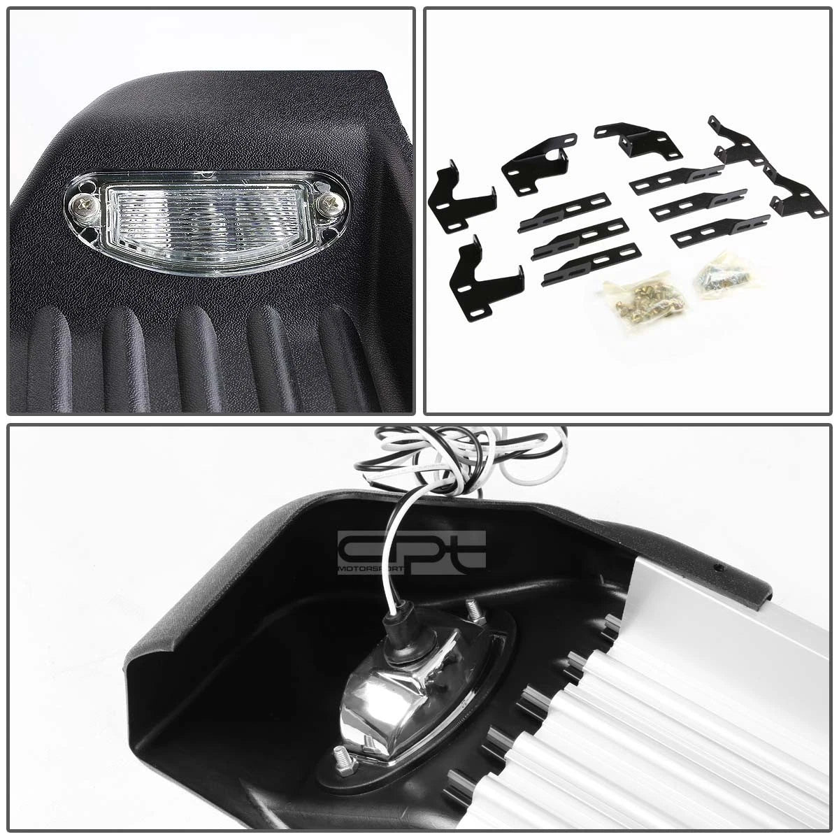 5.25" Aluminum Lighted Running Board Side Step Nerf Bar for Honda Pilot (2009–2015)