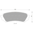 Rear Disc Brake Pads for Landcruiser HDJ100 (2002–2007)