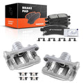 Set of 6 Rear Brake Calipers and Pads for Nissan Frontier Xterra