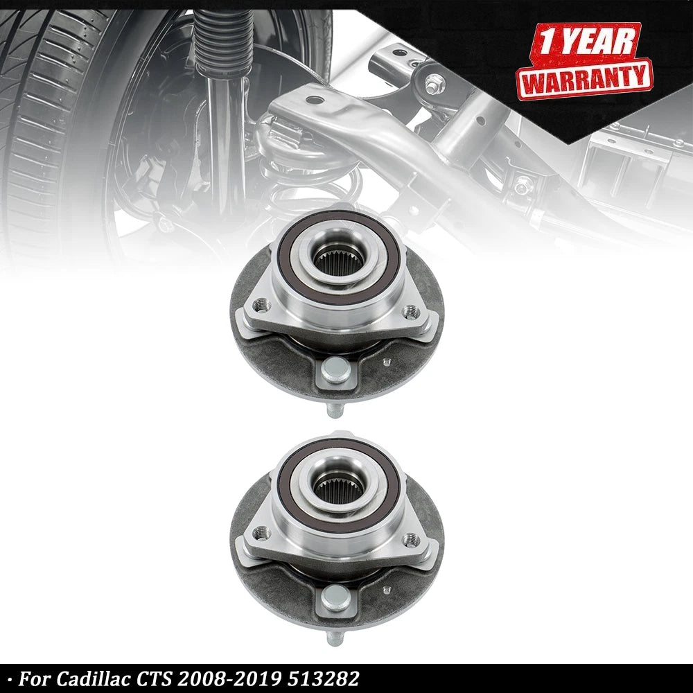 2X Wheel Bearing & Hub Assembly for Cadillac CTS (2008–2019)