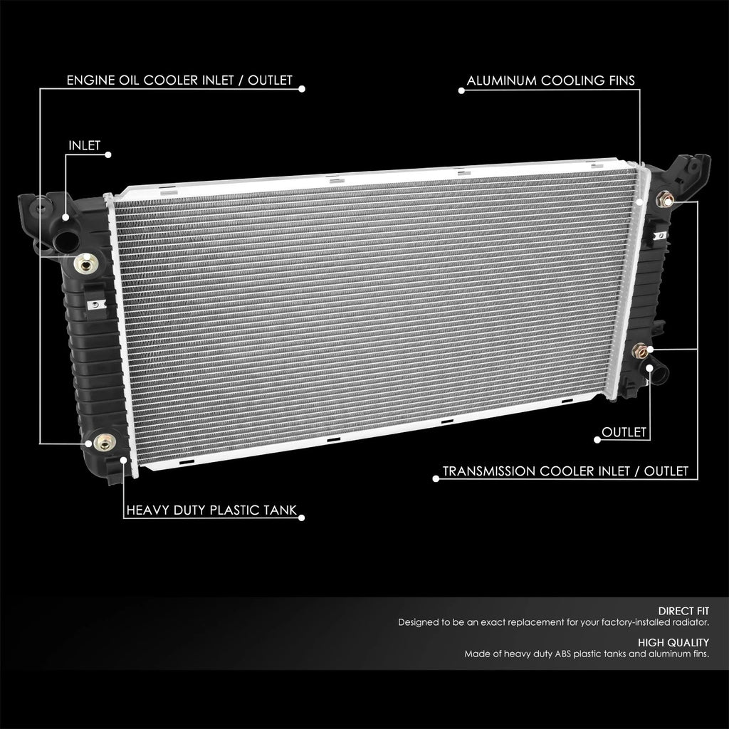 Aluminum Core Radiator DPI 13569 for Silverado Sierra 1500 (2015–2017)