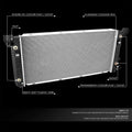 Aluminum Core Radiator DPI 13569 for Silverado Sierra 1500 (2015–2017)