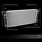 Aluminum Core Radiator DPI 13569 for Silverado Sierra 1500 (2015–2017)
