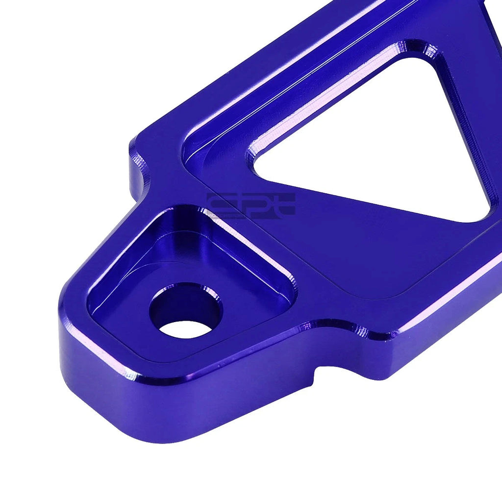 Blue Aluminum Battery Tie Down Mount Bracket Kit for Auto (220MM/190MM)