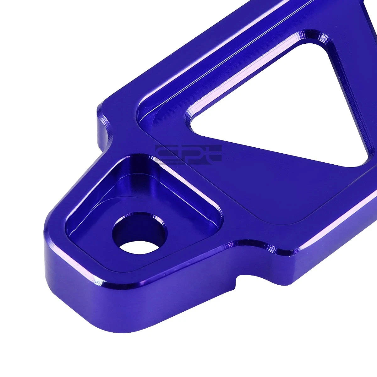 Blue Aluminum Battery Tie Down Mount Bracket Kit for Auto (220MM/190MM)