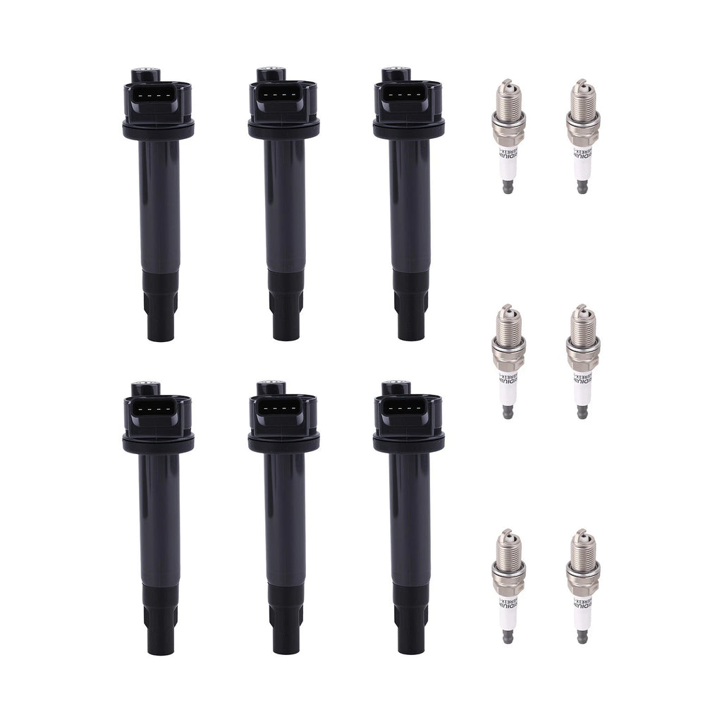 6PCS Ignition Coil Spark Plug Kit for Lexus RX330 (2004–2006)
