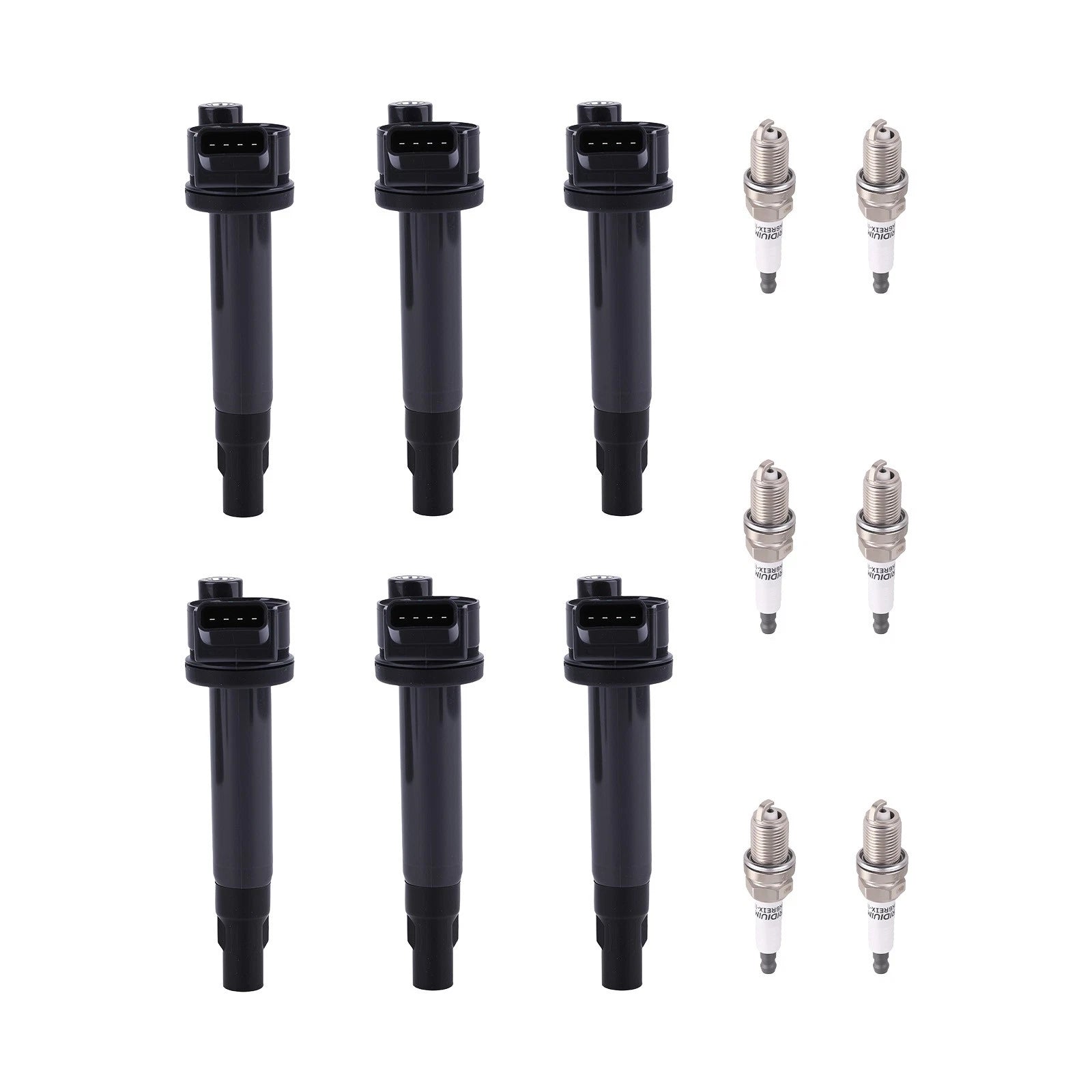 6PCS Ignition Coil Spark Plug Kit for Lexus RX330 (2004–2006)