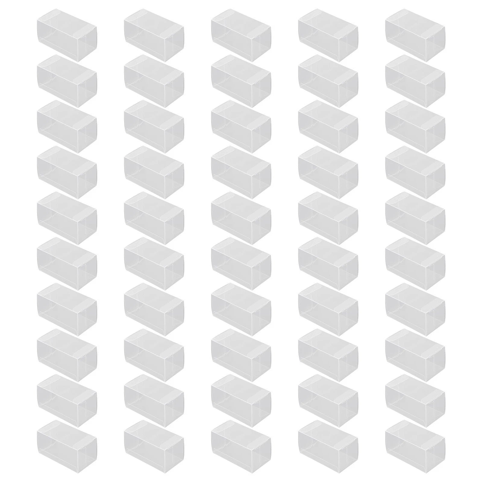 Set of 20 PVC Display Boxes for 1:64 Scale Cars