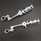 Chrome Zombie Foot Peg for Honda GoldWing VTX1300 Shadow Valkyrie (2001–2008)
