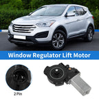 Rear Left Power Window Regulator Lift Motor for Hyundai Santa Fe (2013–2018)