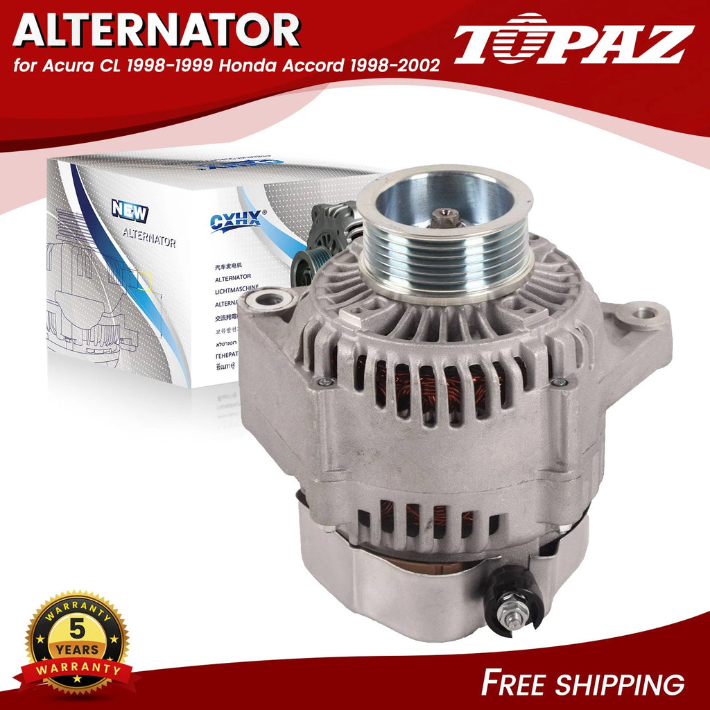 Alternator for Acura CL (1998-1999) Honda Accord (1998-2002) 80A 12V CCW