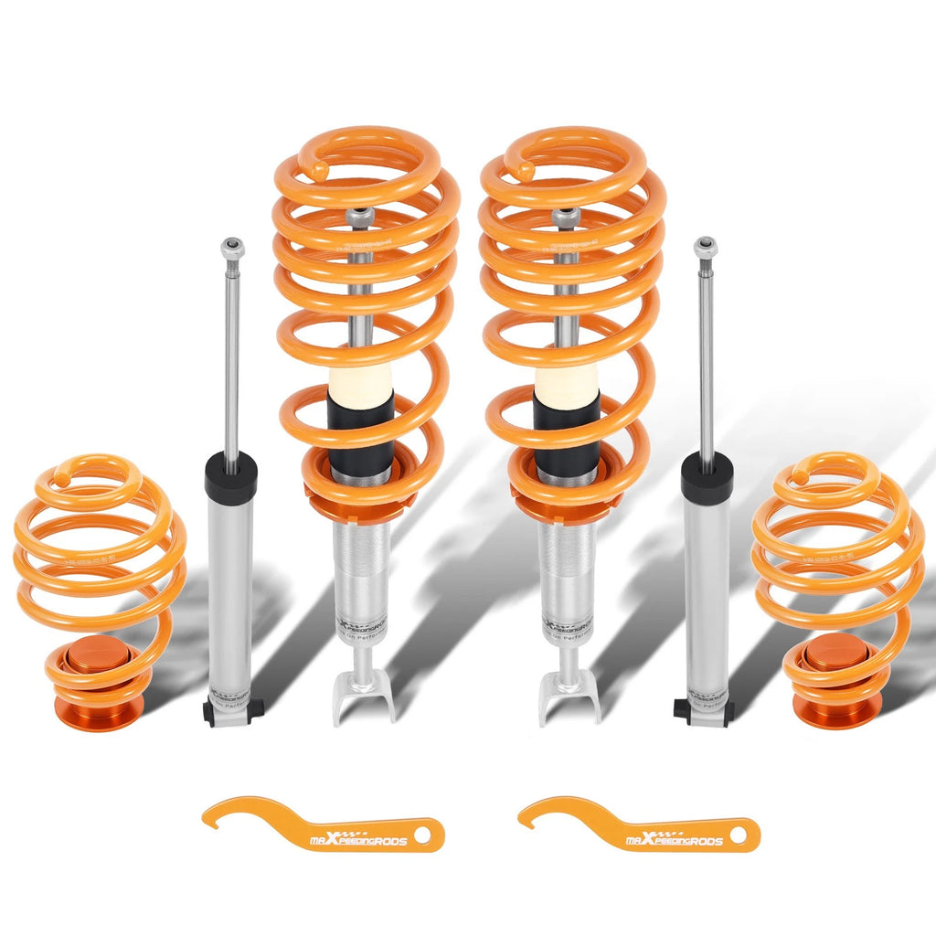 ADJUSTABLE SUSPENSION SHOCK STRUT COILOVERS For VW PASSAT B5 B5.5 3B 3BG 98-05