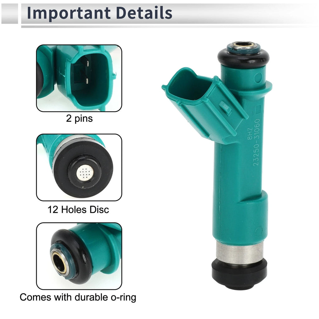 Fuel Injector No. 23209-39075 for Toyota Tundra (2005–2006) 1 Pc Green