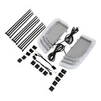 Vented Fairing 6.5" Speaker Pod Signal Lights for Harley Touring (2014 - 2023)
